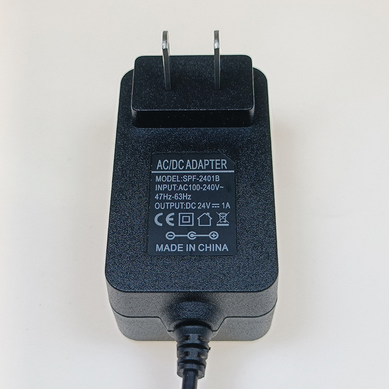 厂家直销24V1A直流电源带指示灯220VAC转24VDC适配器送DC转接线