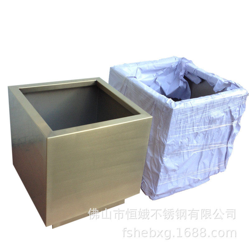 批发不锈钢花盆不锈钢花器