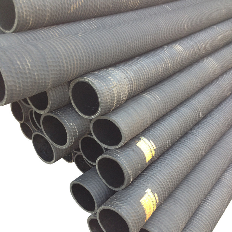 黑色钢丝骨架缠绕胶管农业轻便加厚橡胶长管灌溉柔软钢丝橡胶管
