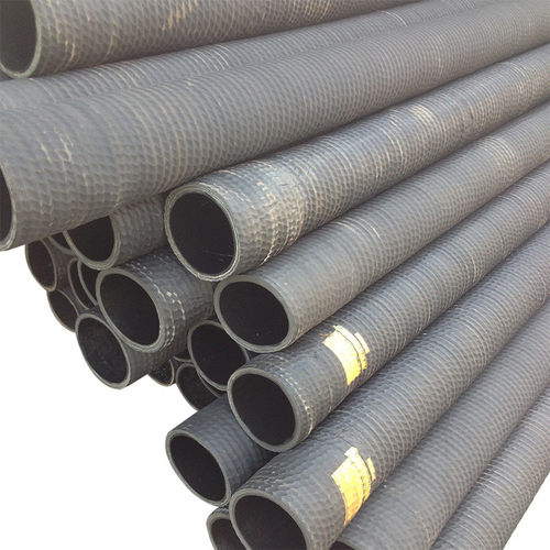 黑色钢丝加厚缠绕胶管农业灌溉骨架橡胶长管轻便柔软钢丝橡胶管