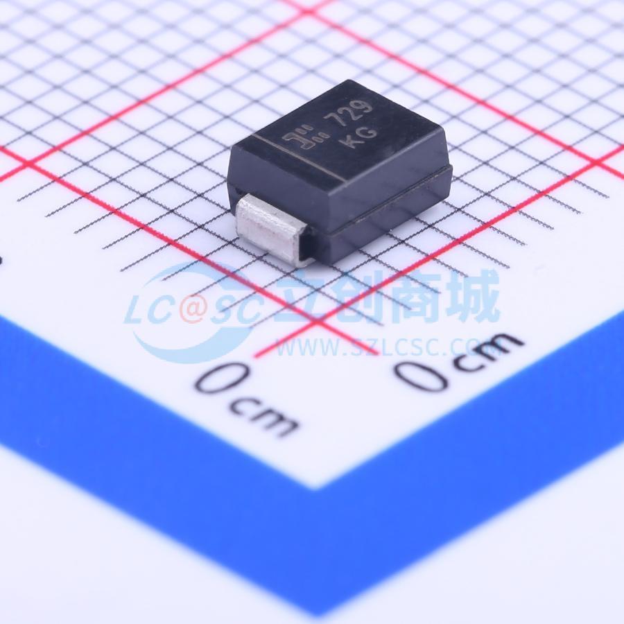 TVS/ESD管 SMBJ6.0A-13-F SMB(DO-214AA) 6V 58.3A 美台