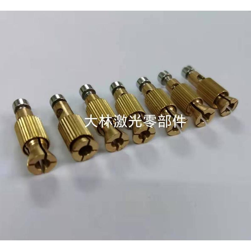 通发优米尔三和激光焊机配件脉冲氙灯管二头用电极接头夹头全铜图片