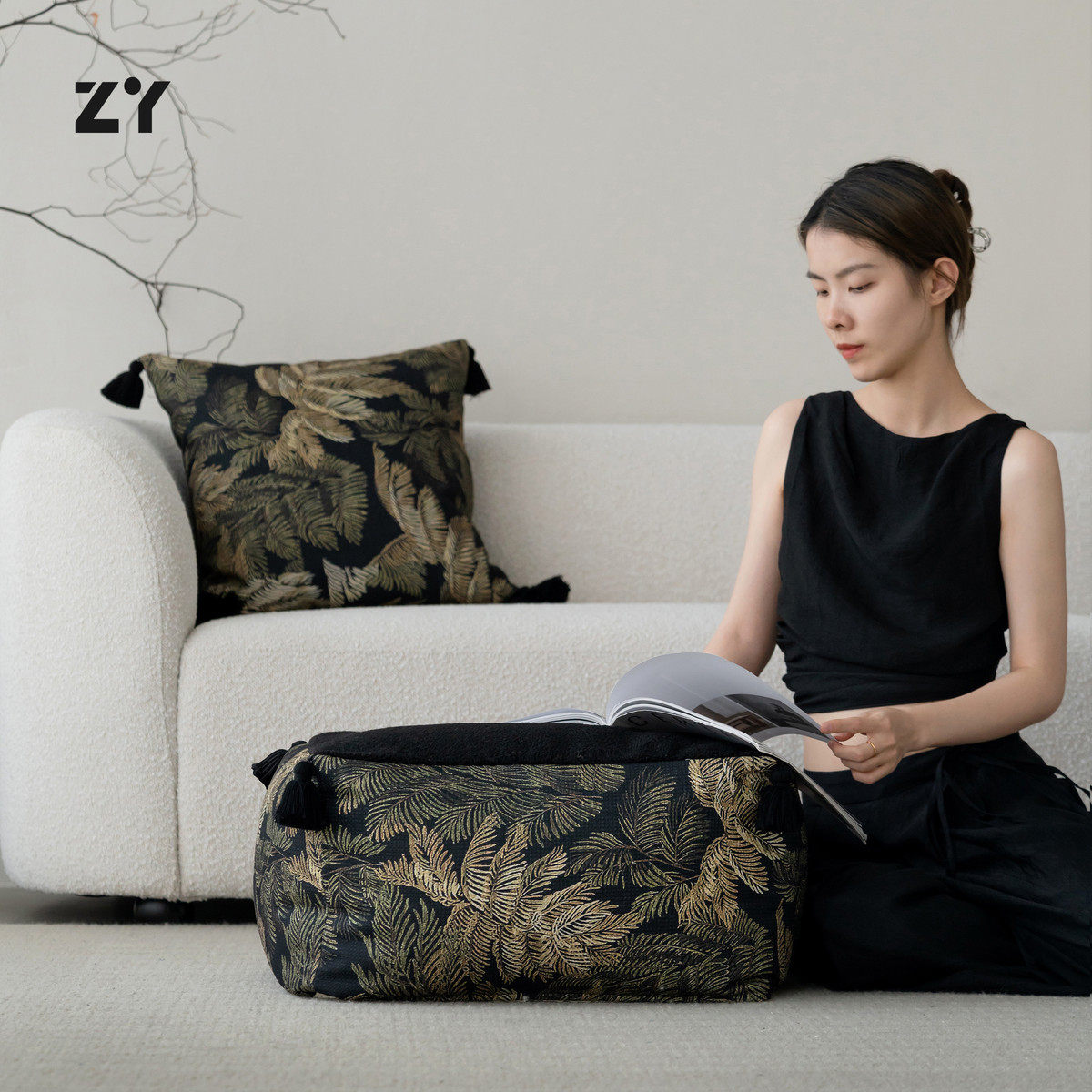 致悦【国风】客厅坐墩懒人沙发蒲团榻榻米抱枕坐垫阳台墩子纸巾盒,居家布艺,蒲团,淘宝优惠券,粉丝福利购,淘宝优惠卷