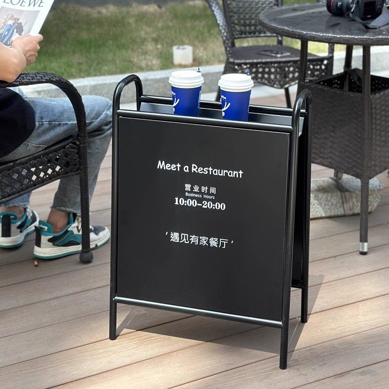 户外防风立牌咖啡店立牌奶茶展示牌门口指示牌营业时间展示广告牌,文具电教/文化用品/商务用品,标志牌/提示牌/付款码,淘宝优惠券,粉丝福利购,淘宝优惠卷