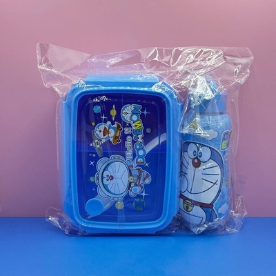 YF-3089饭盒套装饭盒加水杯350ml 塑料密封防漏儿童幼儿园带饭盒