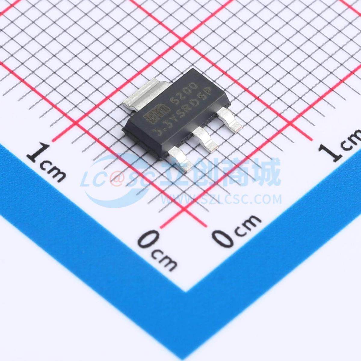 线性稳压器(LDO) MIC5200-3.3YS-TR SOT-223-3 电子元器件配单