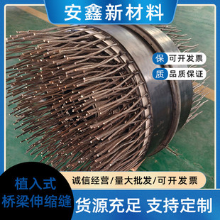 植入式钢筋桥梁伸缩缝连续装置esc构造多孔简支梁桥面橡胶止水带