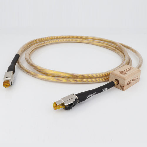 金色OFC镀银 Cat8以太网笔记本电脑相机Lan RJ45网路跳线网线