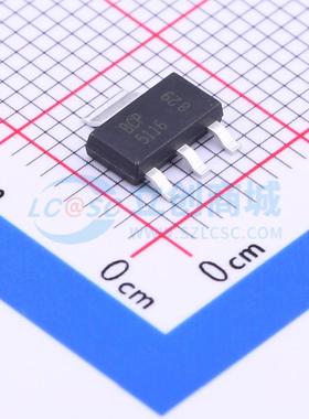 三极管(BJT) BCP5116TA SOT-223-4 1A 45V DIODES(美台) 原装正品