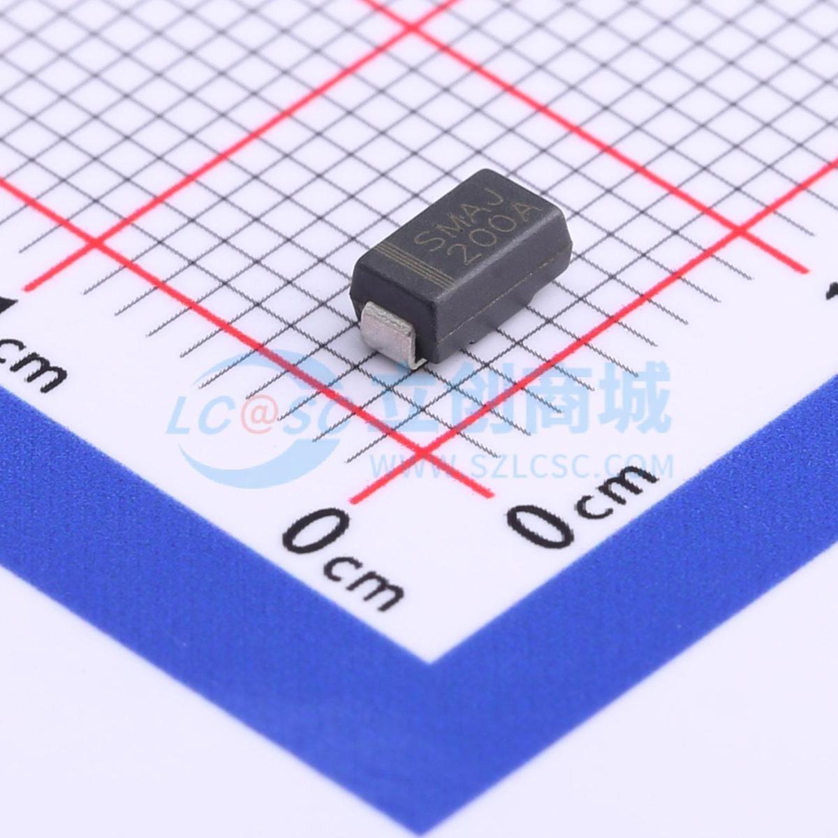 TVS/ESD管 SMAJ200A SMA(DO-214AC) 200V 1.23A YANGJIE(扬杰)