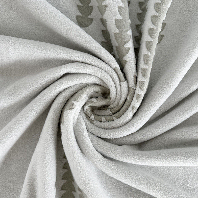 工厂布料摇粒绒弹力提花针织面料沙发套椅套现货布匹批发四季通用