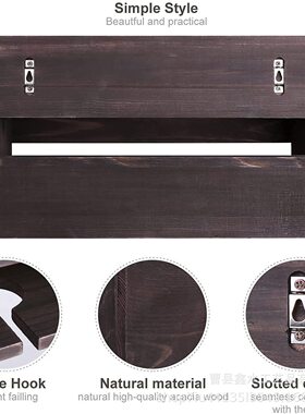 可定实木酒架壁挂置物架家用置物架墙壁酒杯式