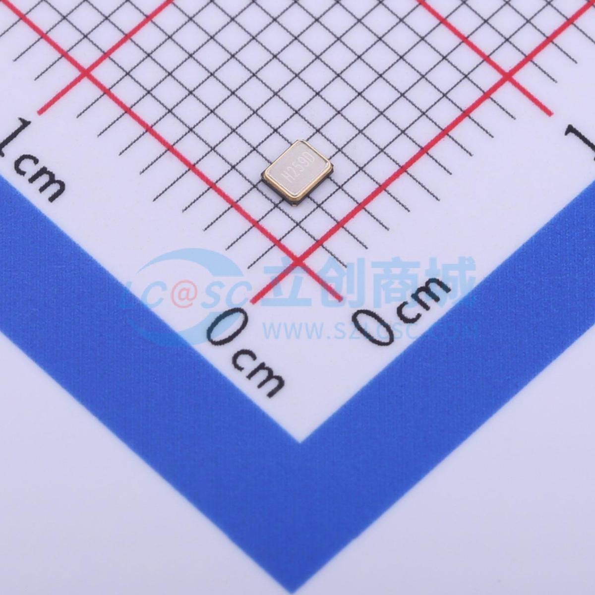 无源晶振 X2C025000BC1H-U SMD2016-4P 25MHz ±10ppm 12pF 原装