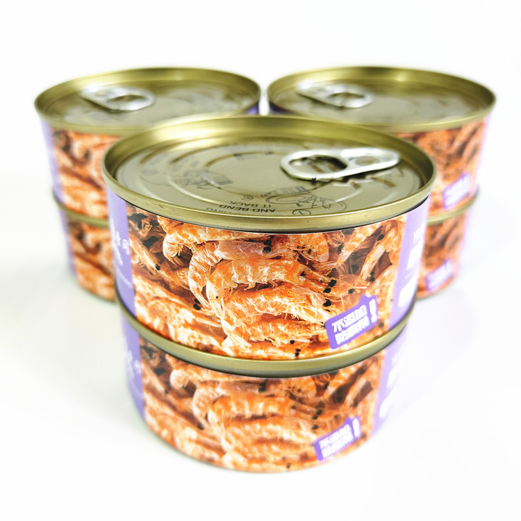 大连三渔圣冈南极磷虾罐头特产虾零食下饭菜拌饭虾米海鲜罐头虾皮