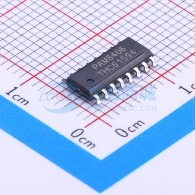 音频功率放大器 PAM8406DR SOIC-16 原装正品 电子元器件配单