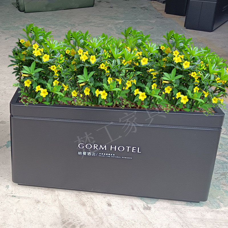 户外不锈钢镀锌板铁艺花箱种植箱室外摆隔断围栏广场庭院花坛花槽,鲜花速递/花卉仿真/绿植园艺,花盆,淘宝优惠券,粉丝福利购,淘宝优惠卷