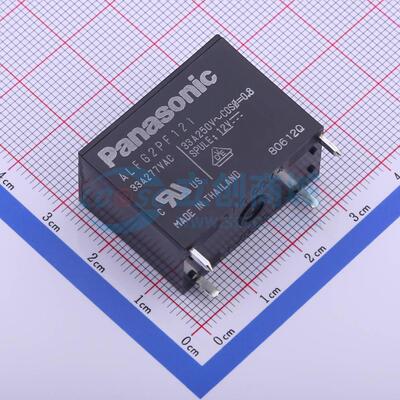 功率继电器 ALFG2PF121 插件,15.7x30.1mm 12V 电子元器件配单
