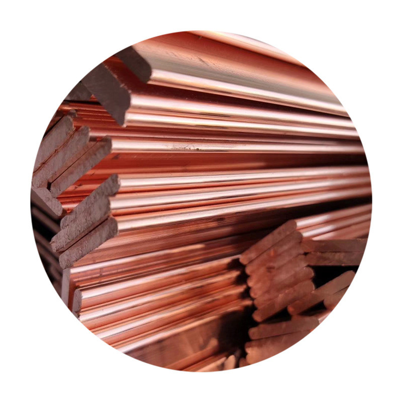 t2紫铜排厂家t2镀锡铜排接地铜排条扁现货供应可定尺切割