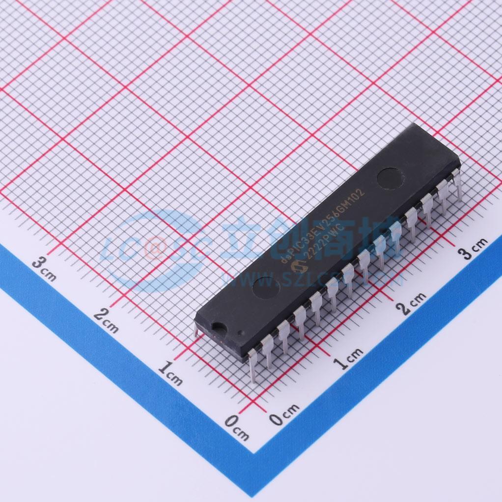 数字信号处理器(DSP/DSC) dsPIC33EV256GM102-I/SP SPDIP-28-300m