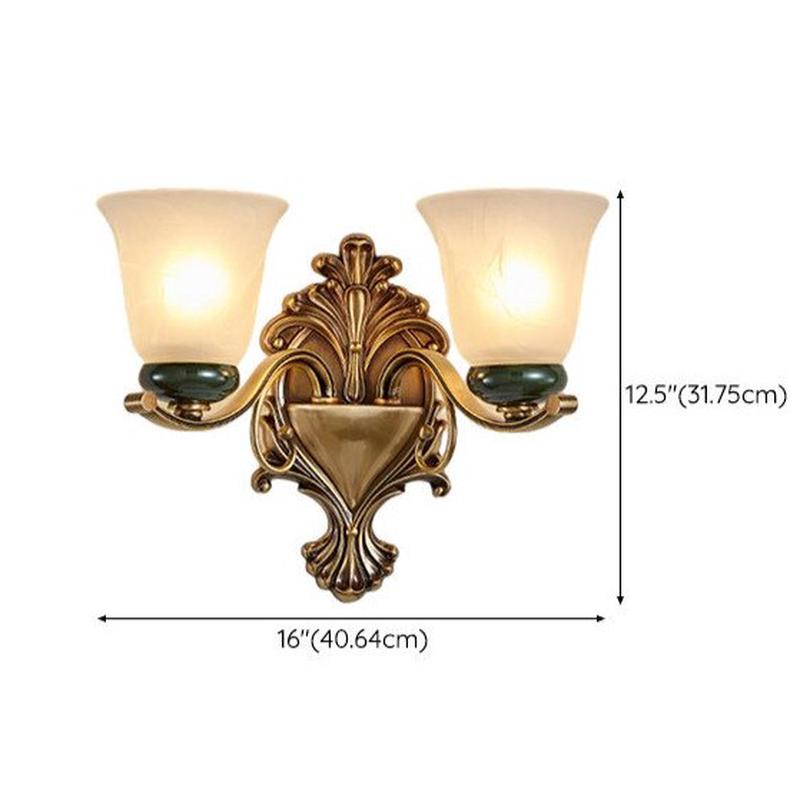 法式天使全铜壁灯欧式客厅背景墙别墅复古卧室楼梯床头小天使壁灯