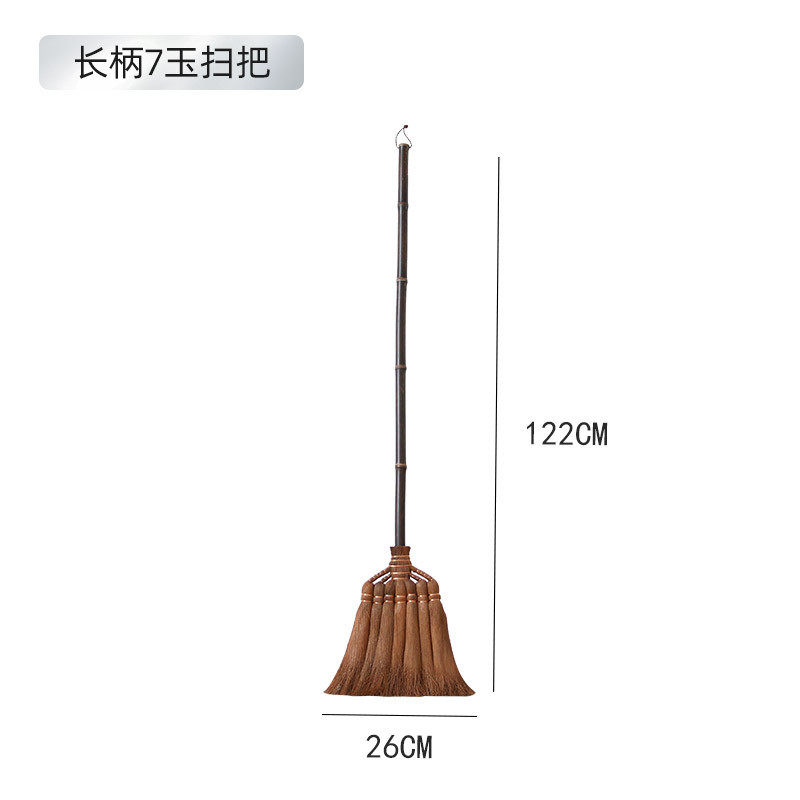 曾氏植物棕毛扫把棕榈笤帚室内外长柄扫帚怕水片扫把不棕厂家生产