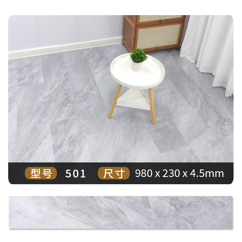 厂家批发锁扣地板spc石塑地板防水防滑卡扣地板大理石纹石晶地板