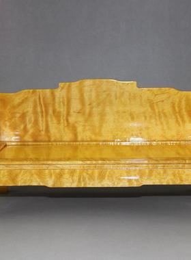 金丝楠楠木罗汉床金丝楠摆件水波纹摆件罗汉床商务礼品