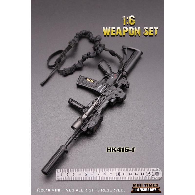minitimes 1/6 模型枪 模型 玩具配件 mini hk416 微缩 塑料新款