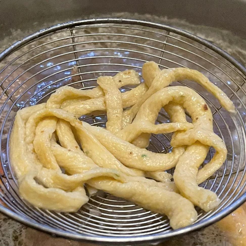 潮汕手工海鲜鱼面顺德鲮鱼粉面带鱼鲜面火锅食材小众速食面条食品