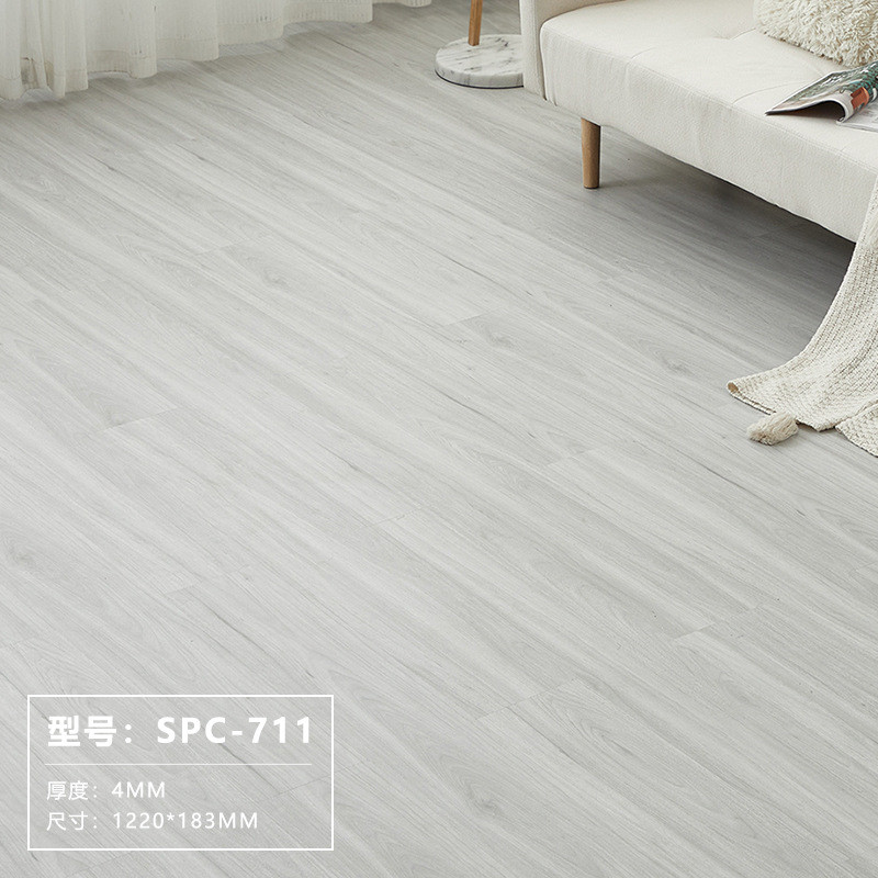 spc锁扣地板办公室防水pvc卡扣地板商用酒店加厚耐磨石塑地板批发