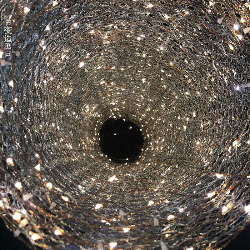 酒店挂饰道具百变发光造型网婚礼舞台灯光布置婚庆餐厅吊顶装饰网