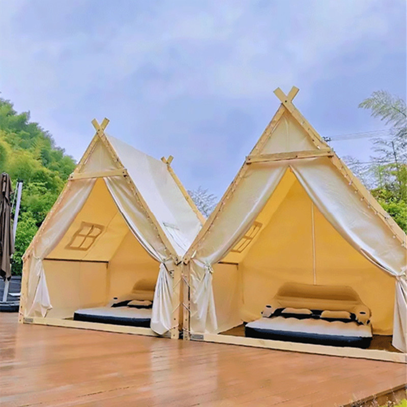 网红户外三角烧烤星空火锅餐饮帐篷天台餐厅民宿景区星空露营帐篷