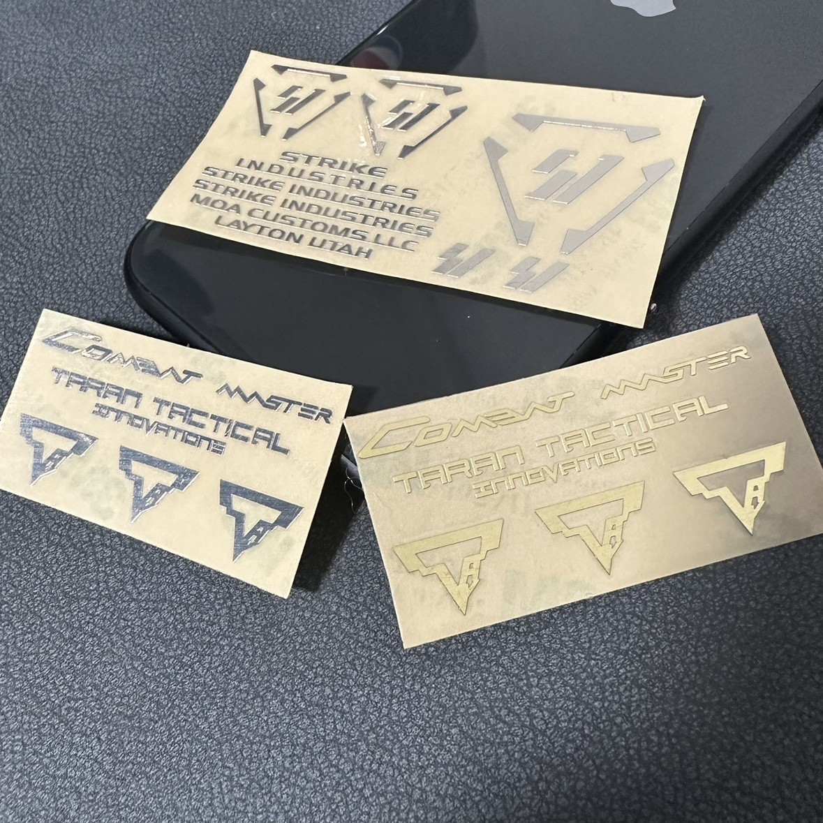 疾速追杀TTI金属贴p1忽必烈格洛克握把贴纸Glock周边TTI滑套SI贴