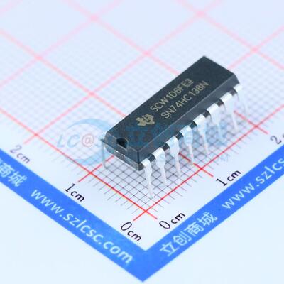 信号开关/编解码器/多路复用器 SN74HC138N DIP-16 电子元器件