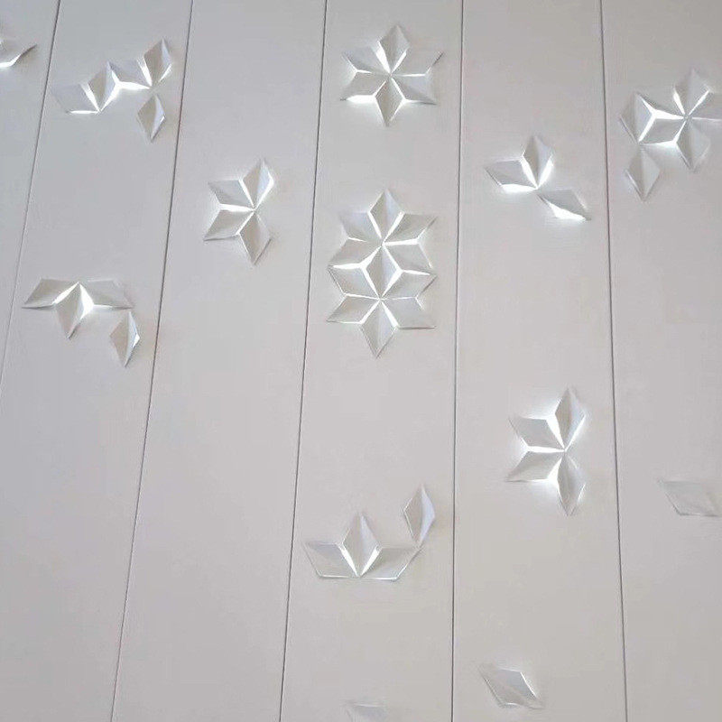 佛山现代简约皮雕浮雕刺绣立体3d割雕硬包酒店卧室电视背景墙客厅