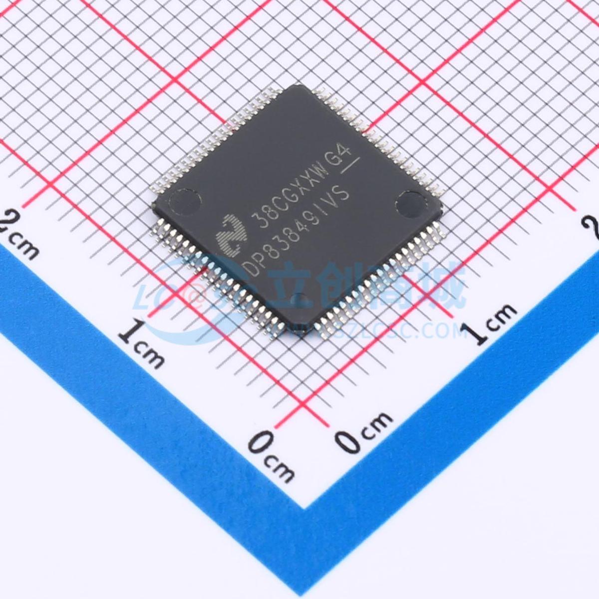 以太网收发器 DP83849IVSX/NOPB TQFP-80(12x12) 电子元器件配单