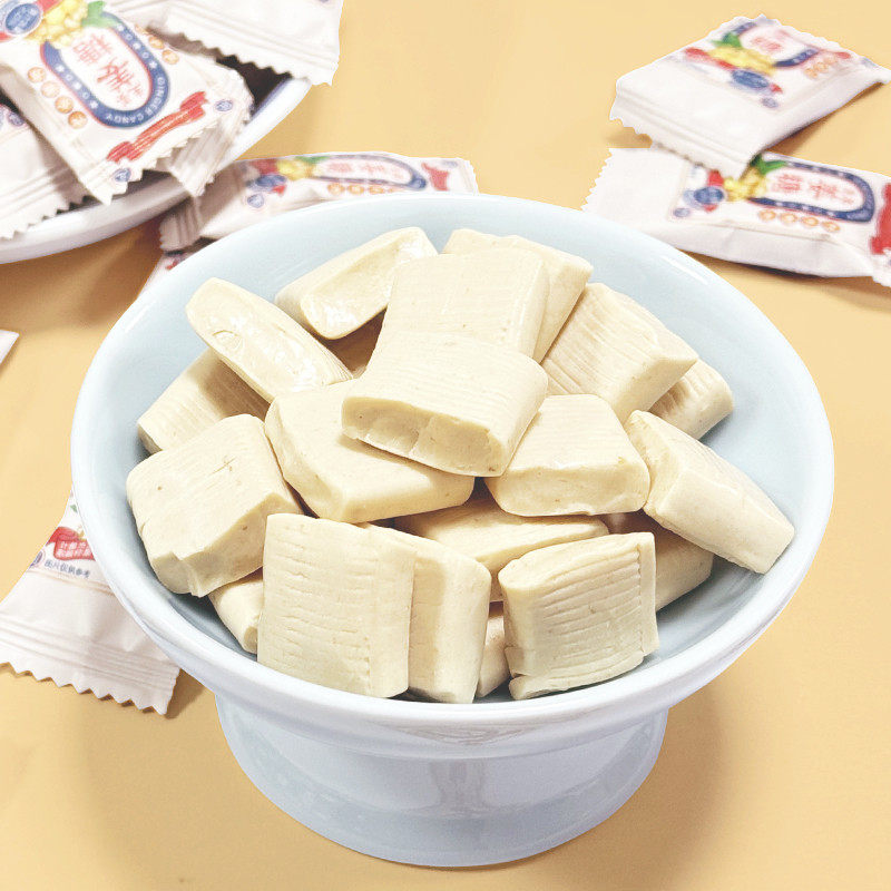 网红款红糖姜汁奶糖空气感软糖生姜老姜糖散装零食女性健康糖果