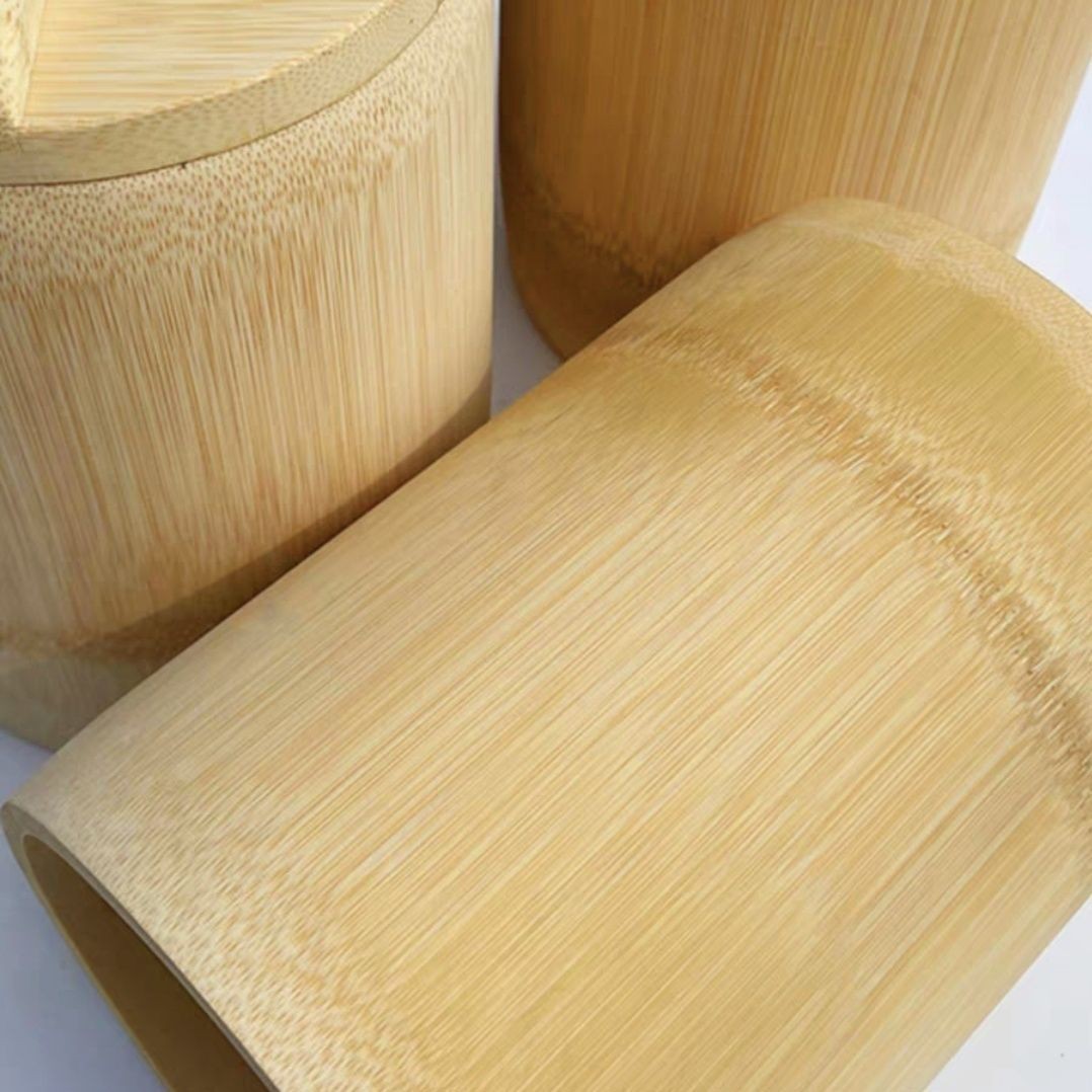 直径16厘米带盖家用甑子楠竹一体成人竹筒竹子饭桶家庭装蒸蒸笼筒