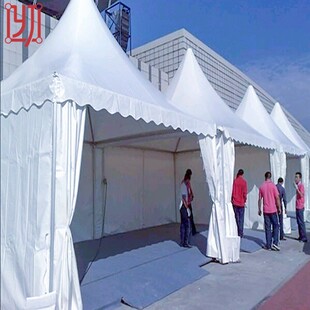 pvc布帐篷顶锥活动展览婚庆户外欧式帐篷露天遮阳棚尖顶四角帐篷