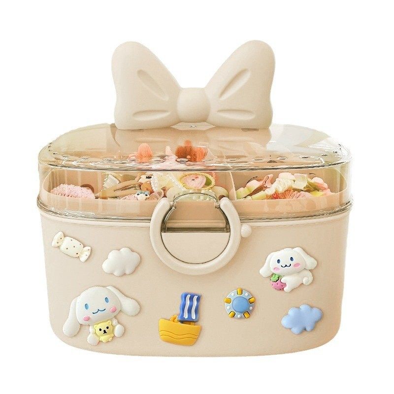 儿童发饰收纳盒 发夹发箍皮筋宝宝头绳首饰盒 女孩头饰饰品盒,收纳整理,手机收纳盒,淘宝优惠券,粉丝福利购,淘宝优惠卷