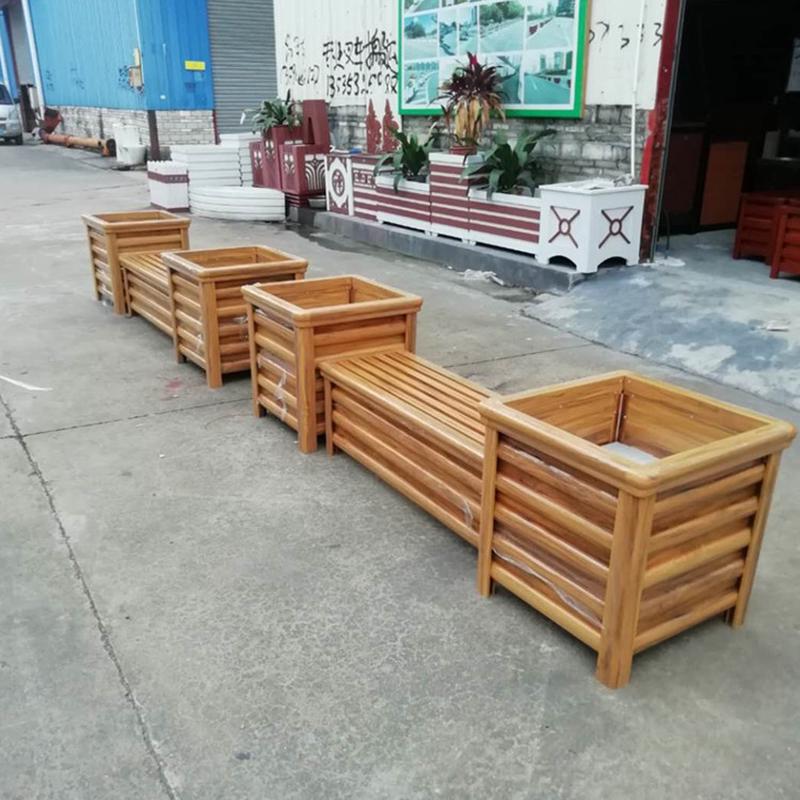 佛山花箱厂家铝合金户外花箱花钵pvc花箱户外市政园林种植花槽