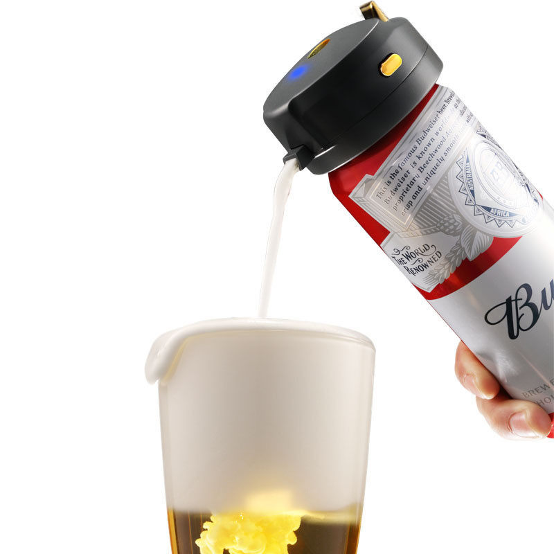 啤酒打泡器啤酒打泡器便携式啤酒泡沫机红酒醒酒器打泡机调酒器