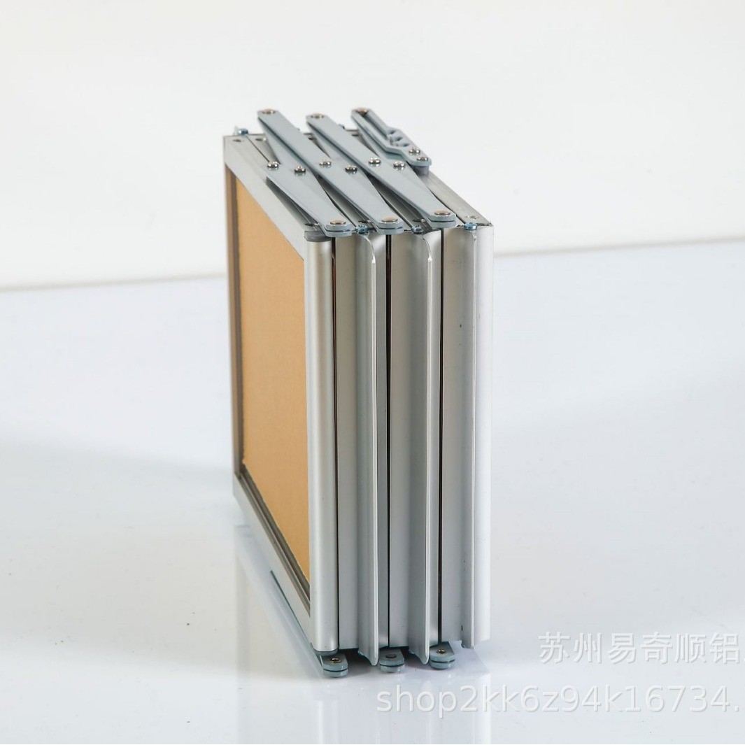 厂家批发出口亚克力展示架资料架a4杂志报刊展示架折叠落地铝合金