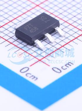 三极管(BJT) FZT458TA SOT-223-3 300mA 400V DIODES(美台) 原装
