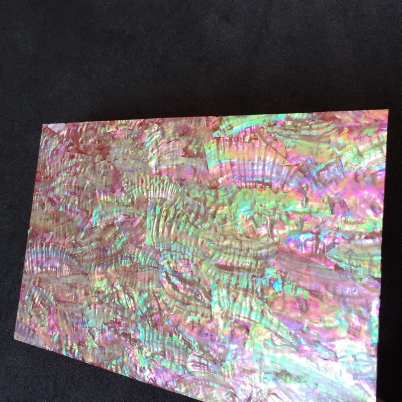 雕花渤海湾天然贝壳薄片创意螺钿漆器画工艺饰品五彩镶嵌装饰材料