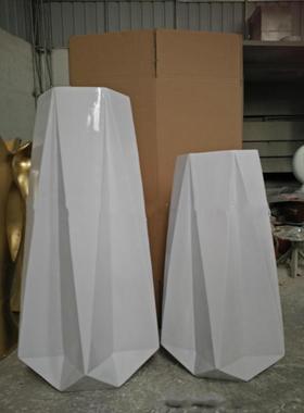 客厅落地花瓶花插花盆 酒店玻璃钢家居装饰花瓶摆 婚庆礼品 0476