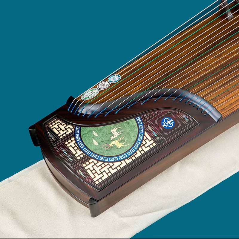 焦韵古筝贝雕古筝163阔叶黄檀木古筝考级演奏专业古筝21弦