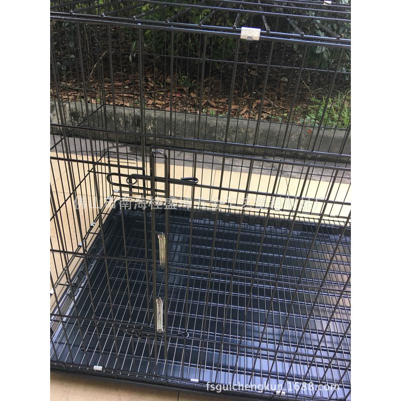 桂巨型坤a408加大号折叠狗笼塑料铁丝经济厂家直销批发盛犬底盘