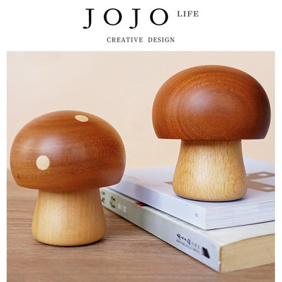 JOJO'S L. PD.Flaps.木质八音盒摆件可旋转蘑菇音乐盒玩具 | 片花