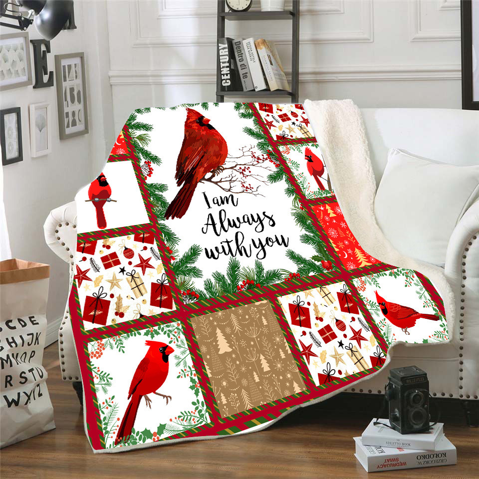 新品3d印花法兰绒毯双层毯午睡盖毯可毯小鸟系列懒人一件起订代发